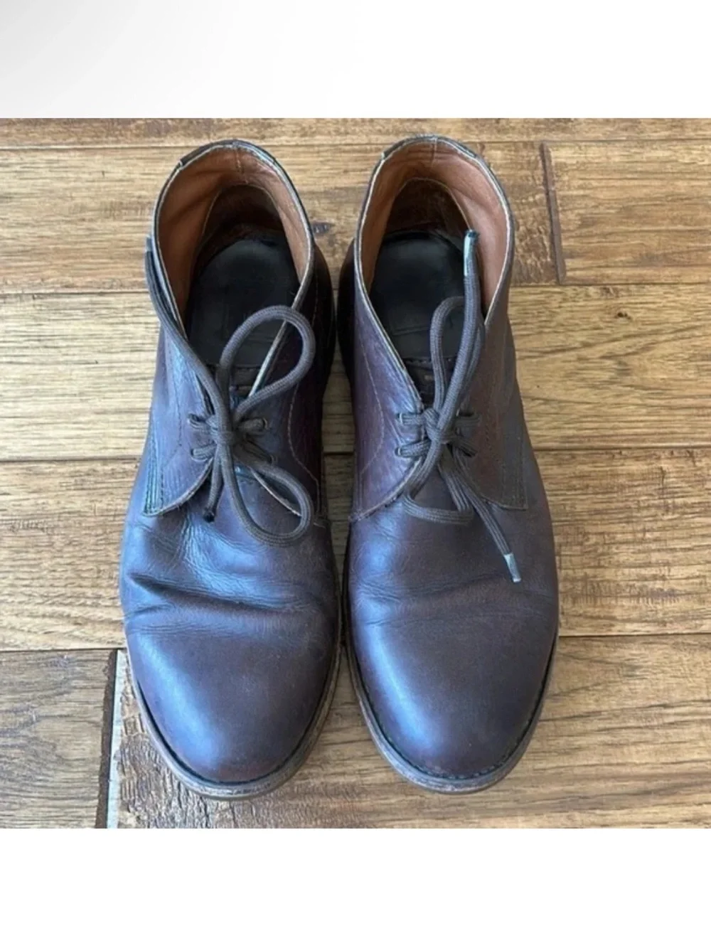 Frye Leather Chukka Boots Brown Distressed Mens Size 9